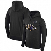 Men's Baltimore Ravens Anthracite Nike Crucial Catch Performance Hoodie,baseball caps,new era cap wholesale,wholesale hats